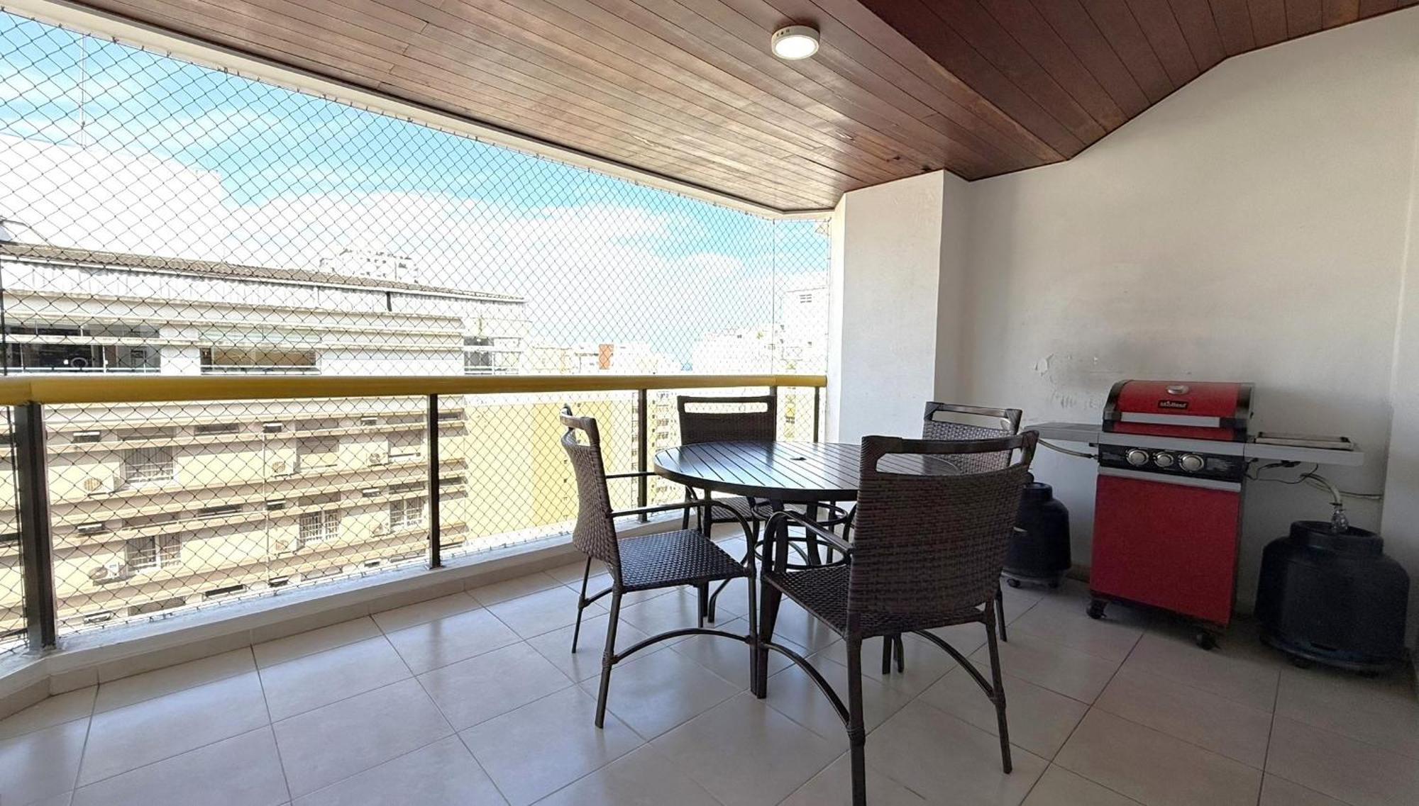 Flat A 1 Quadra Da Praia Das Pitangueiras - Ar Condicionado - 6 Pessoas Guarujá Esterno foto